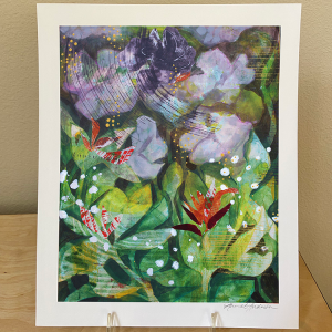 Garden Corner<br>8"x 10" hand signed print