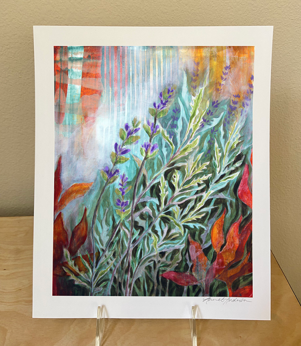 Lavender<br>8"x 10" hand signed print
