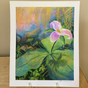 Trillium<br>8"x 10" hand signed print