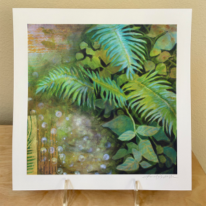 Fern 2<br>8"x 8" hand signed print