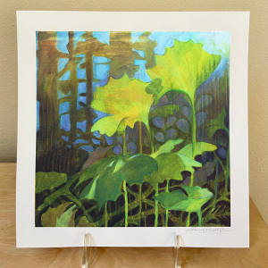 Flora<br>8"x 8" hand signed print