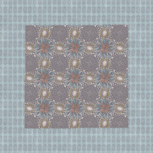 Table Topper Folksy Flower 32"