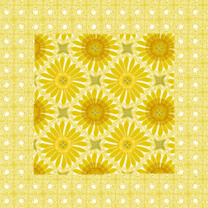 Table Topper Yellow Daisy 32"