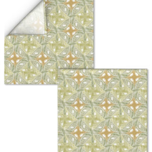 Bell Flowers Spring Greens and white Napkins 16" set of 2