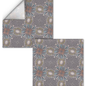 Flower folk Warm Grey and blue Napkins 16" set of 2