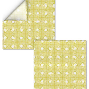 Rice and Hash Block Yellow Napkins 16" set of 2